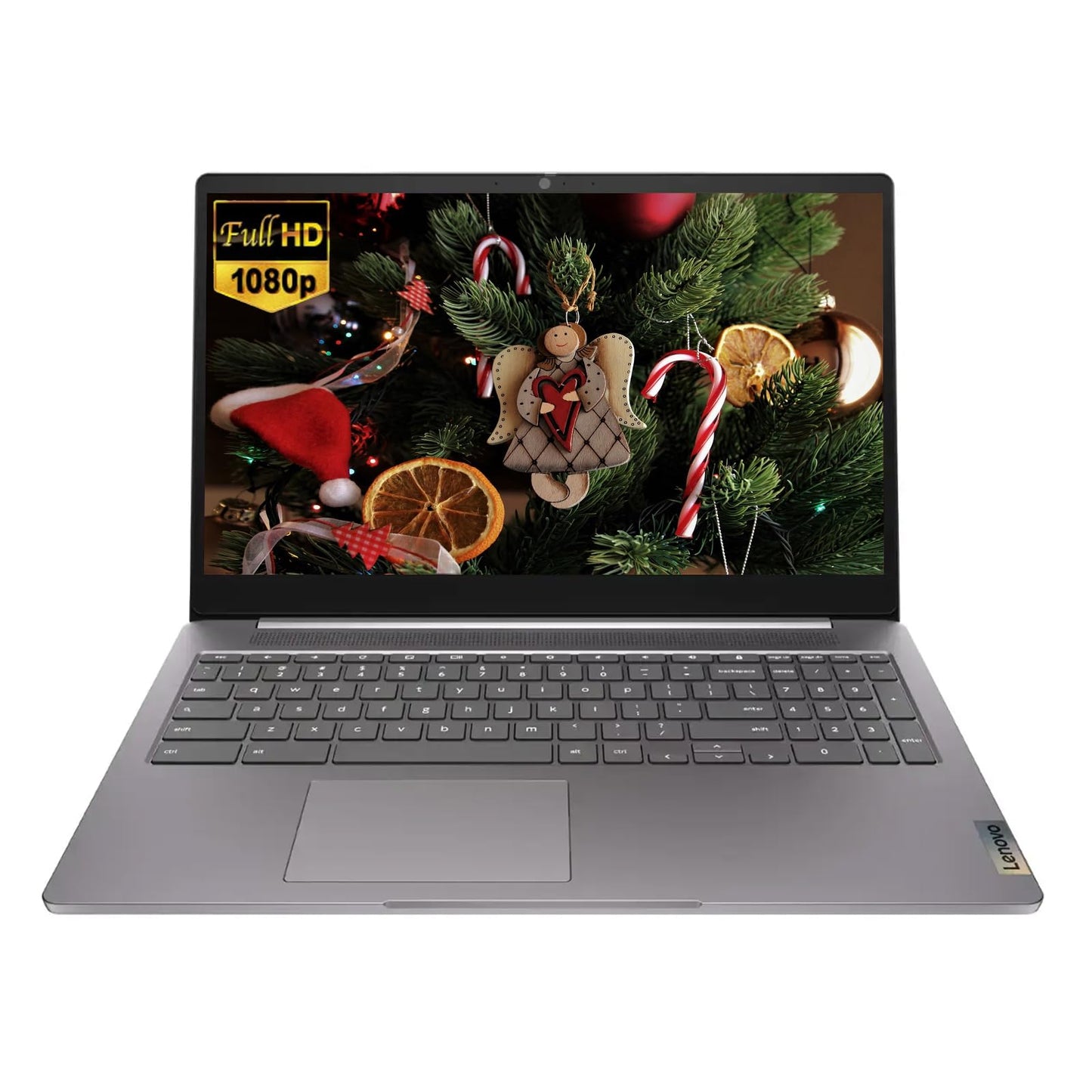 Lenovo IdeaPad 3i Chromebook 15.6” FHD 1920 x 1080 Display Intel Celeron N4500 1.1GHz Intel UHD Graphics 4GB RAM 64GB SSD eMMC Webcam Bluetooth Chrome OS EAT 64GB USB Flash Drive Arctic Grey