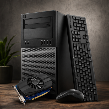 Dell Gaming PC Computer 16GB 500GB SSD Nvidia GT1030 WiFi Windows 10 HDMI (Renewed)