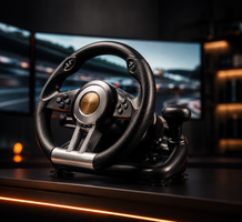 Lai Shida Racing Game Steering Wheel Compatible Game Console
